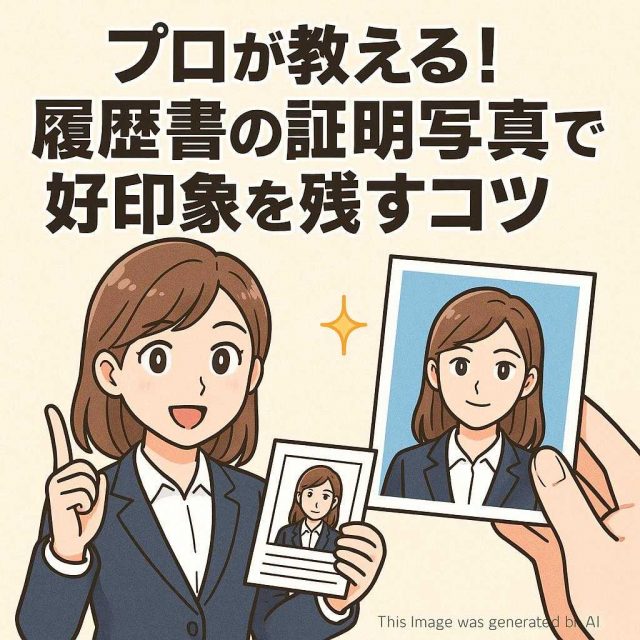 プロが教える！履歴書の証明写真で好印象を残すコツ