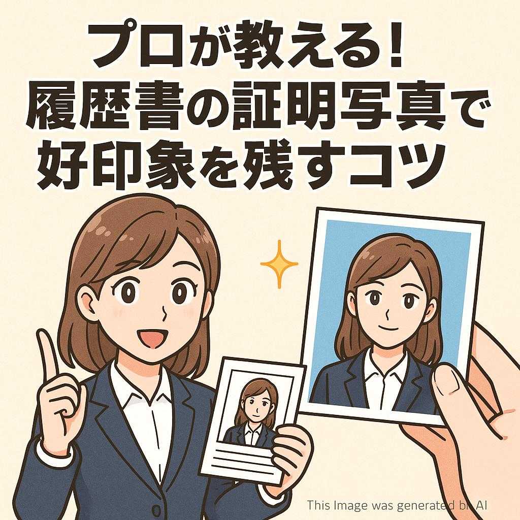 プロが教える！履歴書の証明写真で好印象を残すコツ
