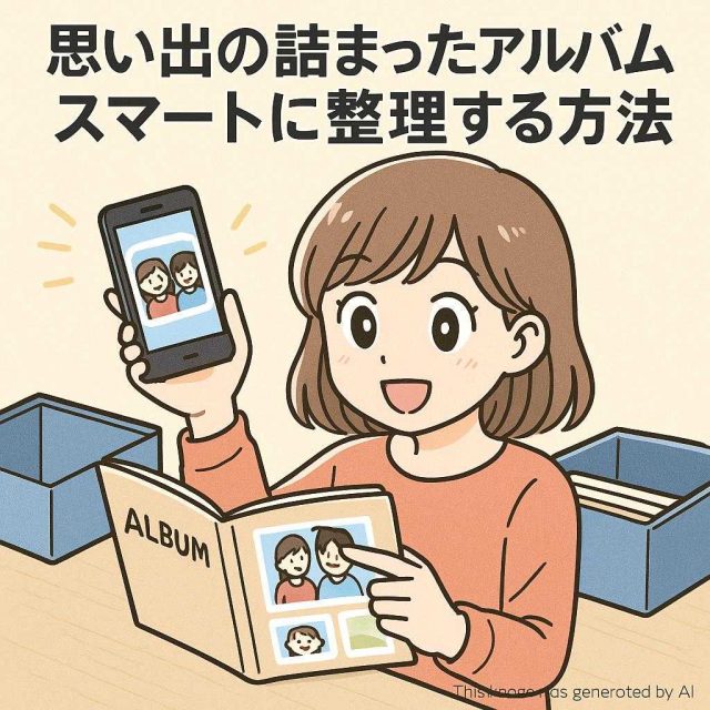 思い出の詰まったアルバムをスマートに整理する方法