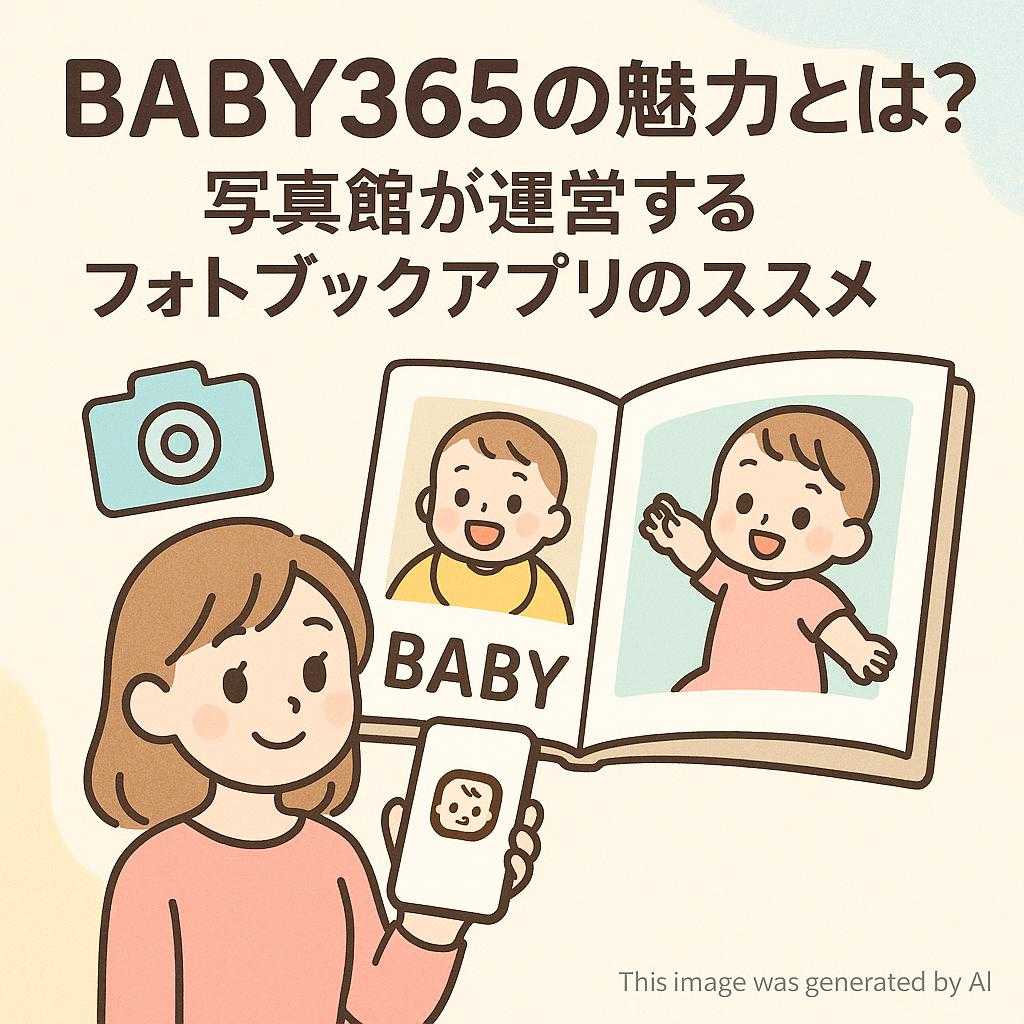 BABY365の魅力とは？写真館が運営するフォトブックアプリのススメ