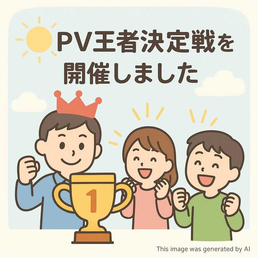 PV王者決定戦を開催しました