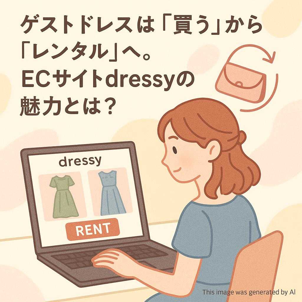 ゲストドレスは「買う」から「レンタル」へ。ECサイトdressyの魅力とは？