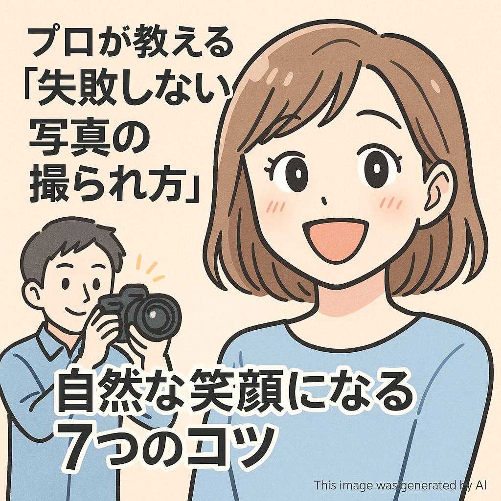 プロが教える「失敗しない写真の撮られ方」｜自然な笑顔になる7つのコツ
